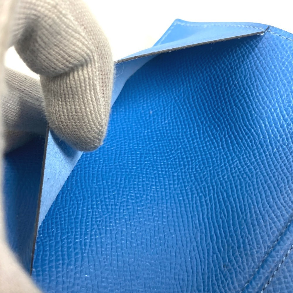 HERMES システム手帳 2つ折り ステーショナリー アジェンダ GM 手帳カバー レザー ユニセックス ブルー - brandshop-reference