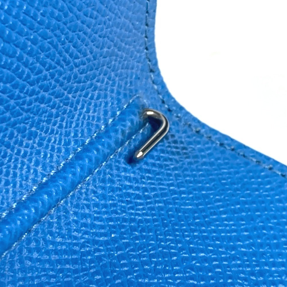 HERMES システム手帳 2つ折り ステーショナリー アジェンダ GM 手帳カバー レザー ユニセックス ブルー - brandshop-reference