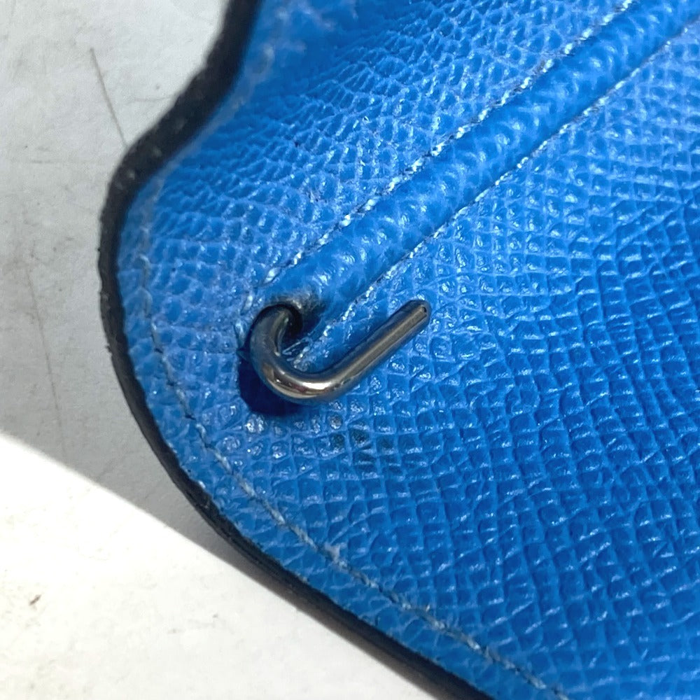 HERMES システム手帳 2つ折り ステーショナリー アジェンダ GM 手帳カバー レザー ユニセックス ブルー - brandshop-reference