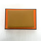 HERMES Calvi Duo Business Card Holder, Bifold Wallet, Coin Case, Wallet, Card Case, Epson, Women's, Sesame Brown