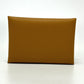 HERMES Calvi Duo Business Card Holder, Bifold Wallet, Coin Case, Wallet, Card Case, Epson, Women's, Sesame Brown