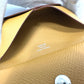 HERMES Calvi Duo Business Card Holder, Bifold Wallet, Coin Case, Wallet, Card Case, Epson, Women's, Sesame Brown