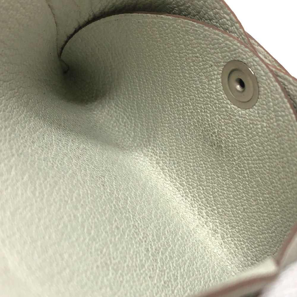 HERMES カルヴィデュオ カードケース 小銭入れ 財布 ウォレット コインケース シェーブル レディース ベトン グレー - brandshop-reference