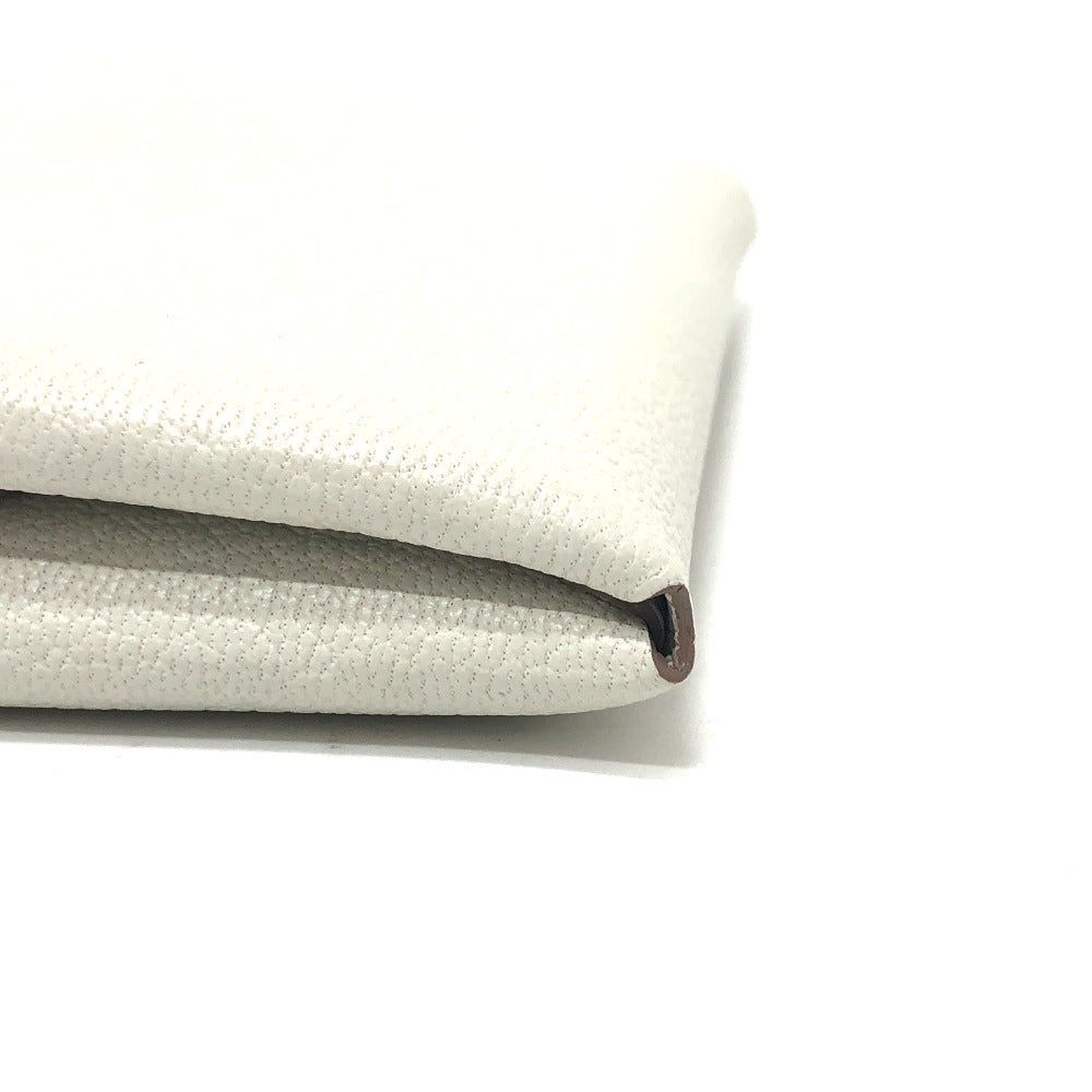 HERMES カルヴィデュオ カードケース 小銭入れ 財布 ウォレット コインケース シェーブル レディース ベトン グレー - brandshop-reference