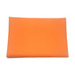 HERMES Calvi Duo Card Holder Coin Purse Wallet Two-fold Wallet Epsom Women's Orange x Lime Orange