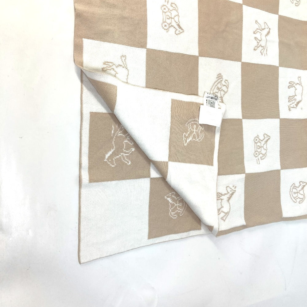 HERMES ベビー BABY 赤ちゃん アダダ 馬 毛布 インテリア 布団 ブランケット コットン キッズ ピンク - brandshop-reference