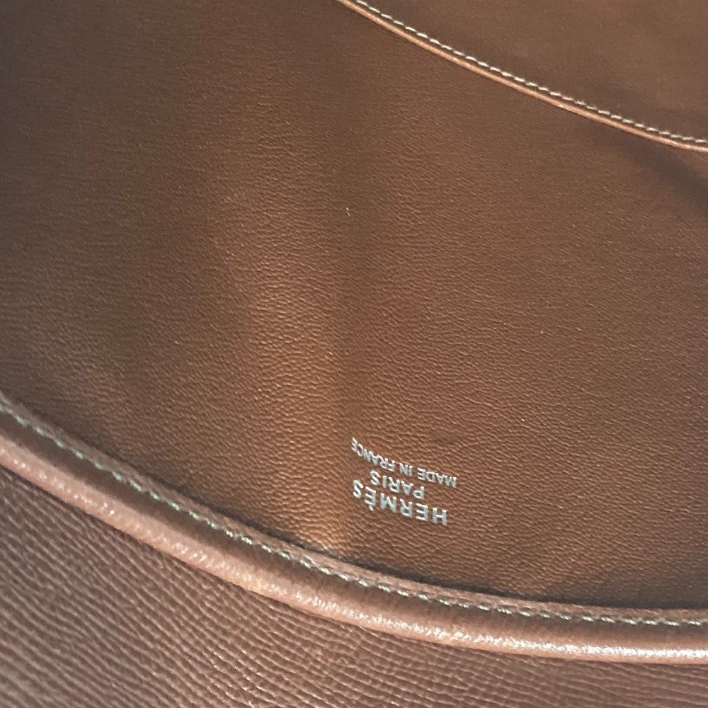 HERMES クリスティーヌ カバン 肩掛け フラップ ショルダーバッグ レザー ユニセックス ブラウン - brandshop-reference