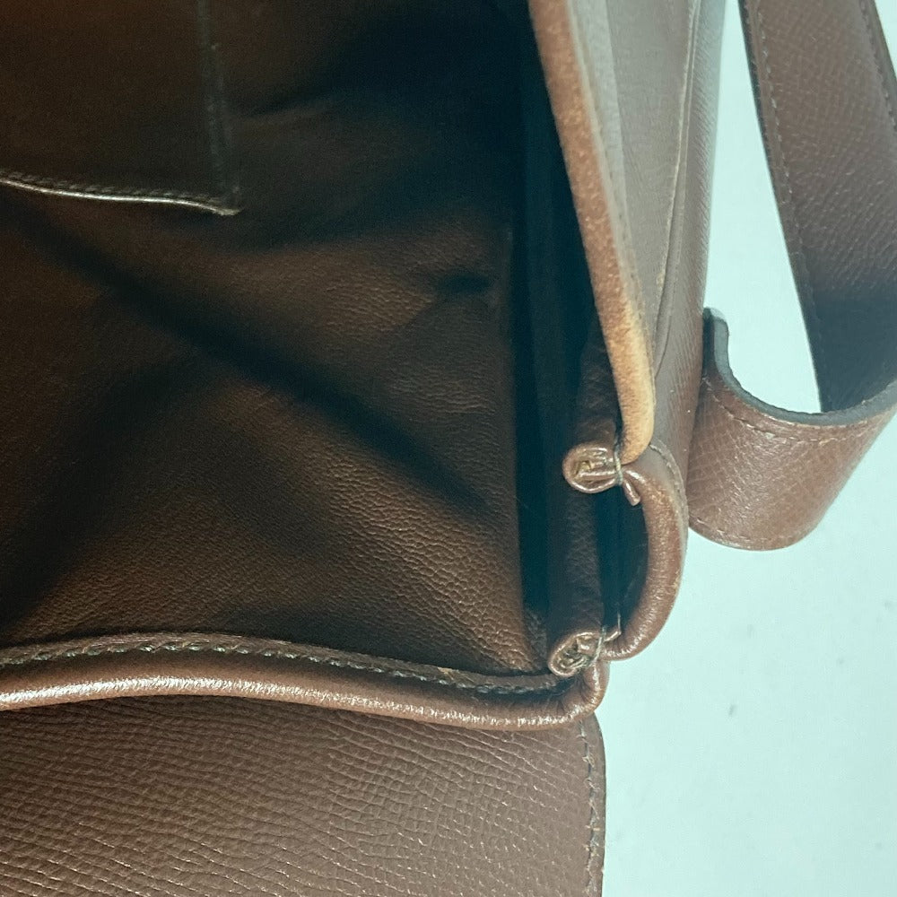 HERMES クリスティーヌ カバン 肩掛け フラップ ショルダーバッグ レザー ユニセックス ブラウン - brandshop-reference