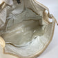 HERMES Clutch Bag with Logo, Makeup Pouch, Pile Fabric, Women's, Beige