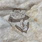 HERMES Clutch Bag with Logo, Makeup Pouch, Pile Fabric, Women's, Beige