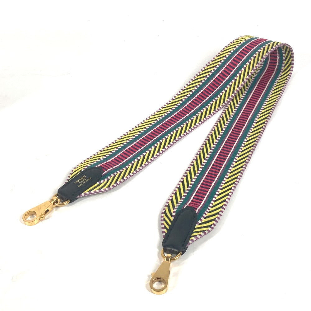 HERMES サングル カヴァル アクセサリー ショルダーストラップ キャンバス/レザー レディース マルチカラー - brandshop-reference