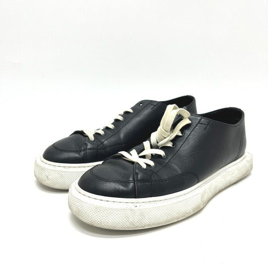 HERMES Casual Derby - Hull Low-cut platform shoes sneakers Leather Black Used