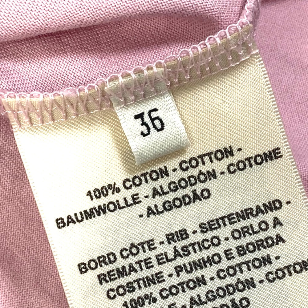 HERMES 22SS Cartouche Micro Apparel Top, Short Sleeve Cotton T-Shirt, Pink, Women's