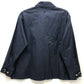 HERMES 23SS Serie Button Zip-Up Apparel Long Sleeve Shirt, Cotton, Women's, Navy