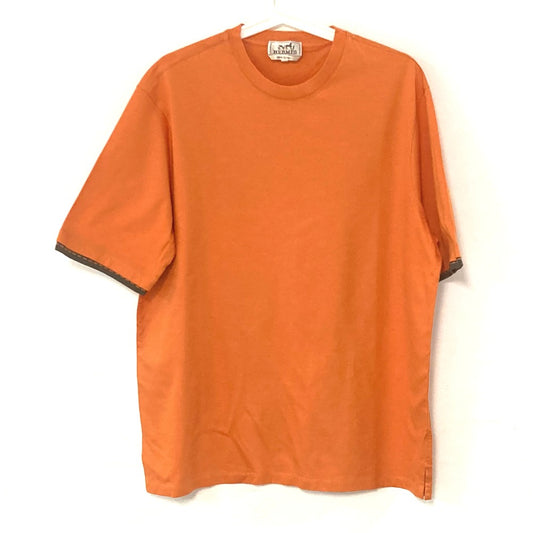 HERMES ロゴ アパレル トップス 半袖Ｔシャツ コットン メンズ