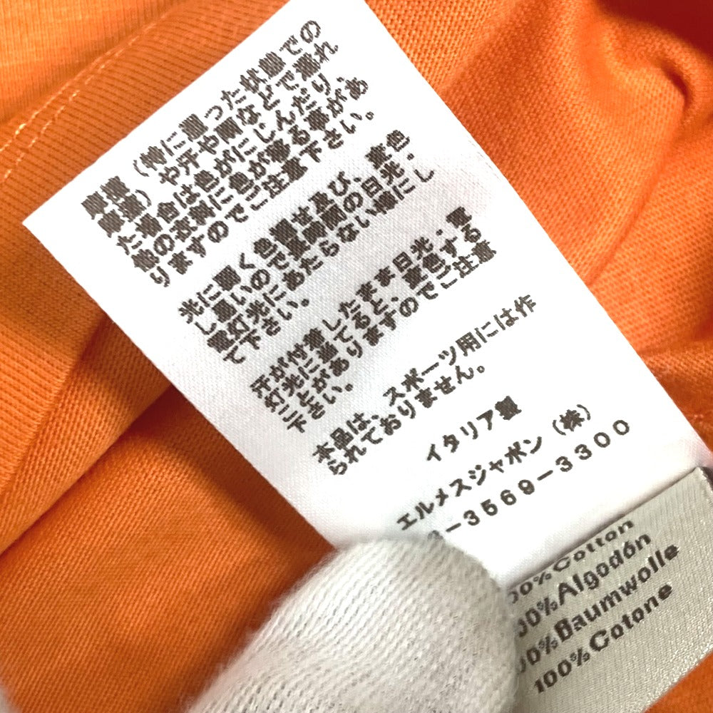 HERMES ロゴ アパレル トップス 半袖Ｔシャツ コットン メンズ