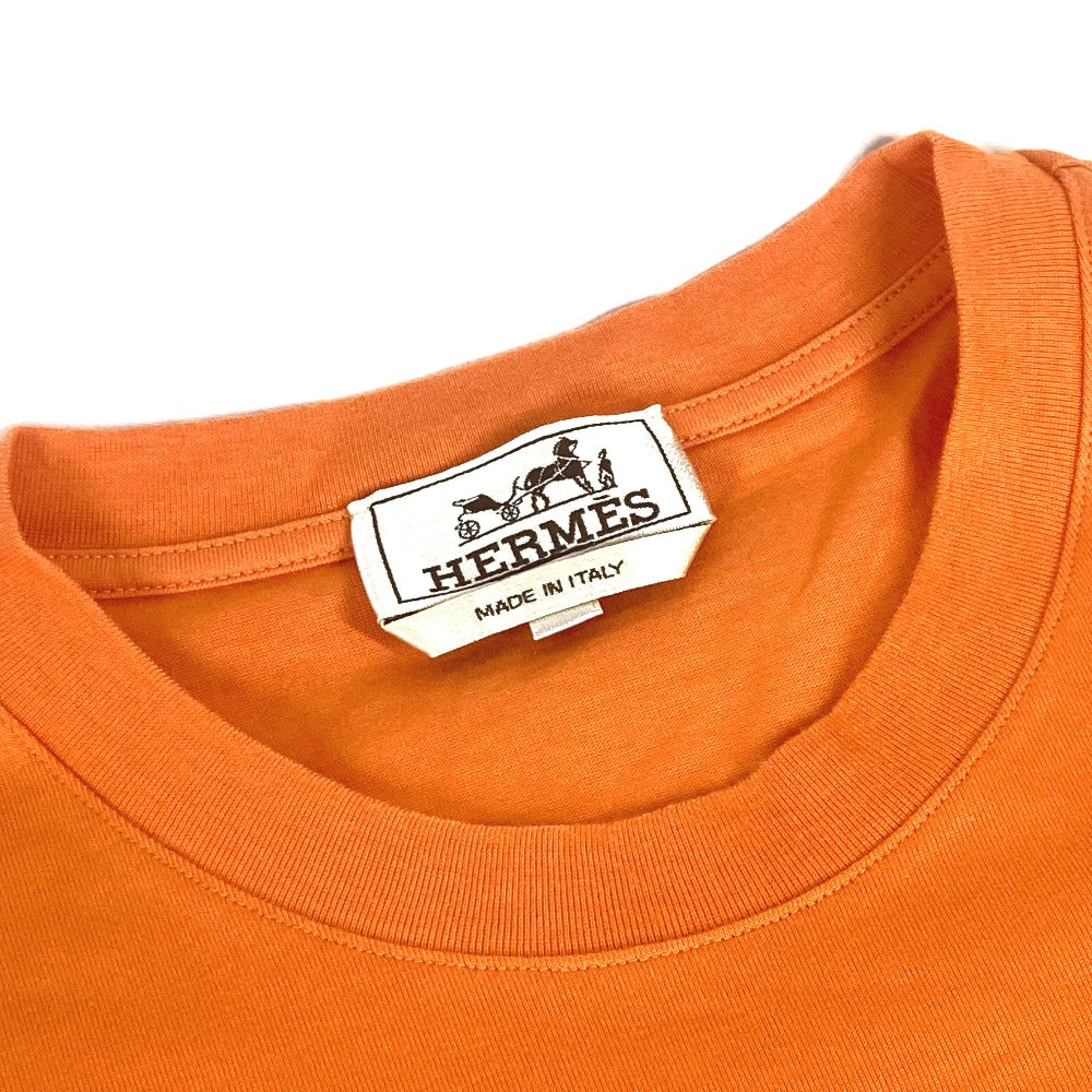 HERMES ロゴ アパレル トップス 半袖Ｔシャツ コットン メンズ