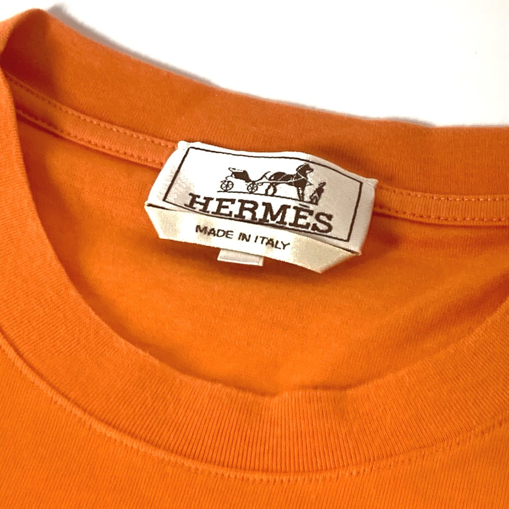 HERMES ロゴ アパレル トップス 半袖Ｔシャツ コットン メンズ