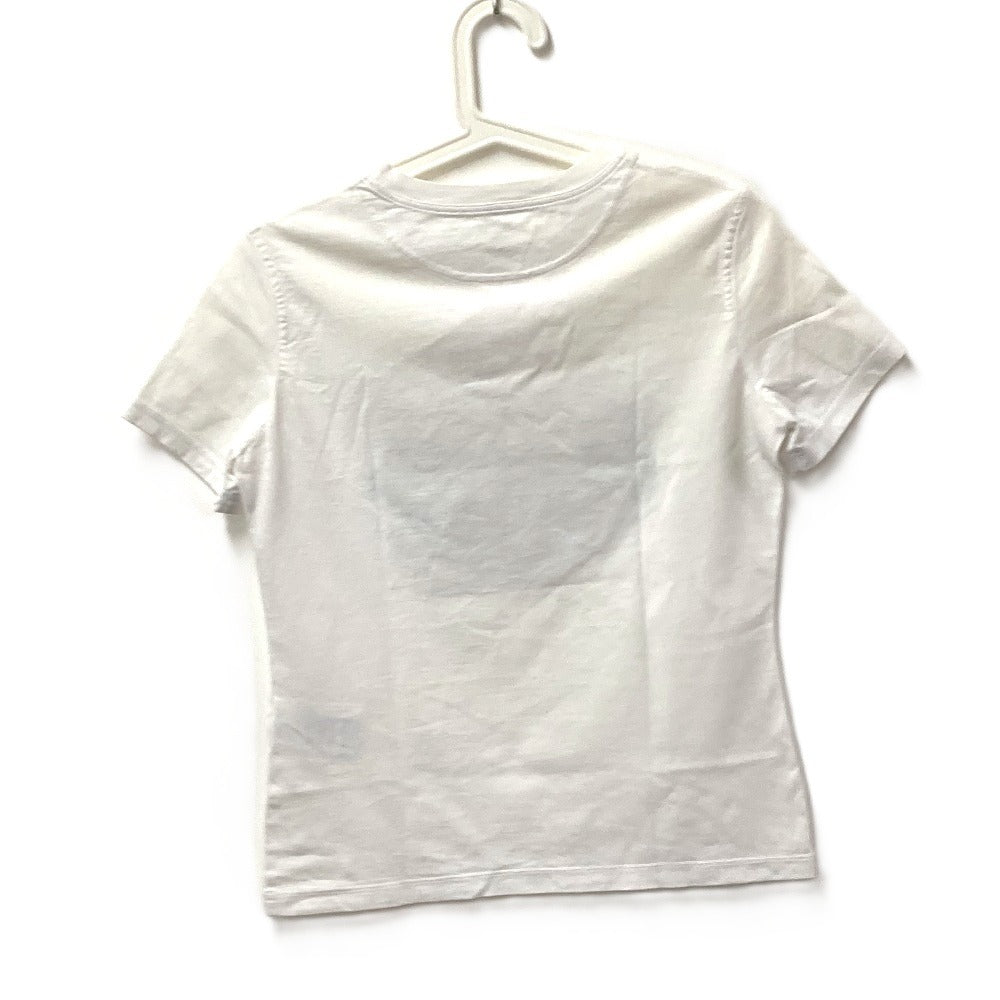 HERMES マイクロTシャツ  カルトゥッシュ アパレル 半袖 トップス 半袖Ｔシャツ コットン レディース ホワイト - brandshop-reference