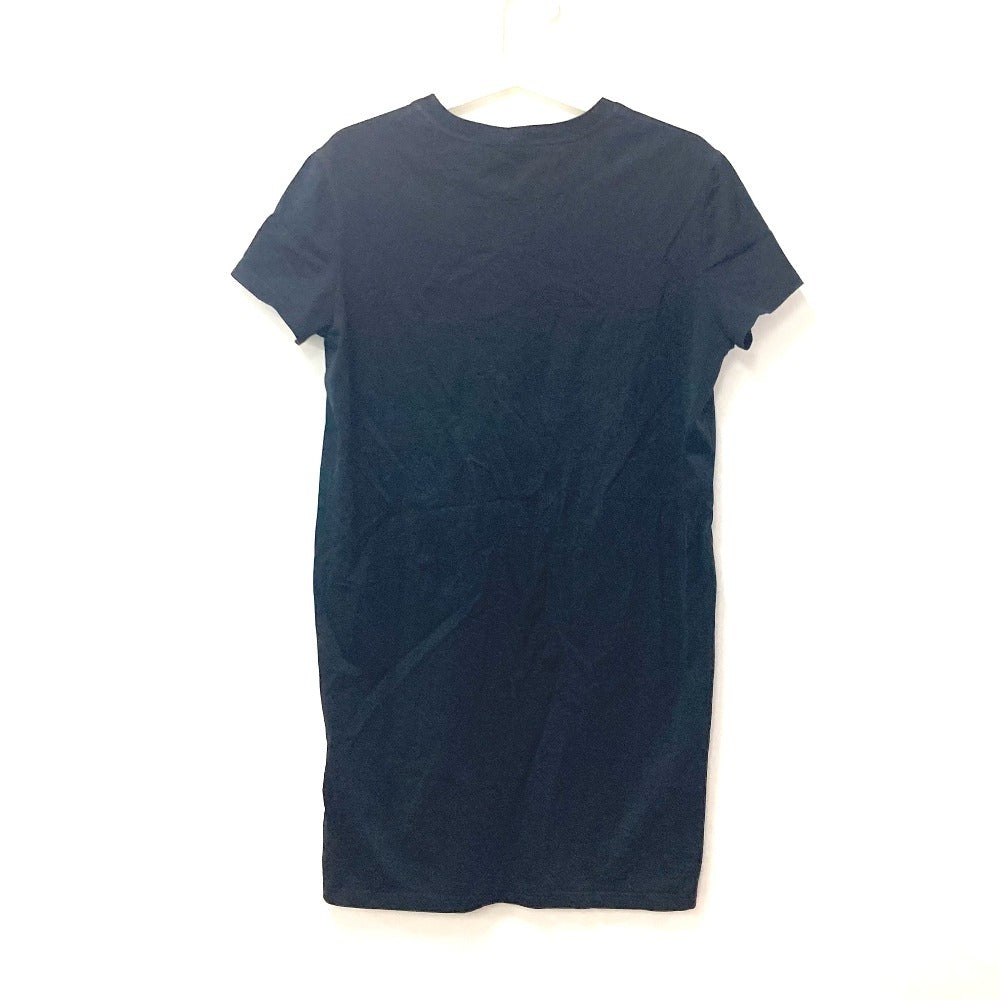 Hermes T-shirt Long Dress pakaian pakaian pakaian pakaian pakaian kapas wanita hitam