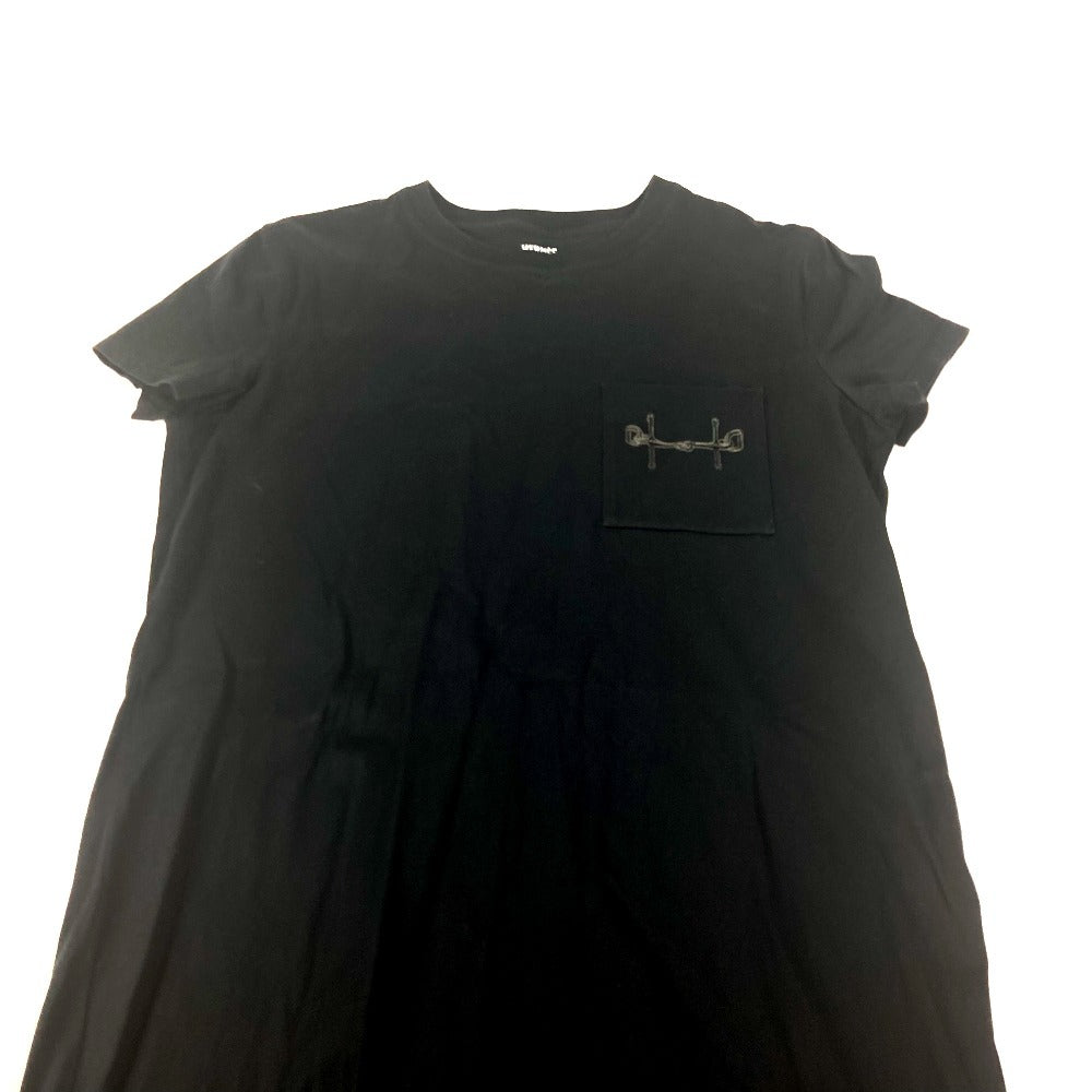 Hermes T-shirt Long Dress pakaian pakaian pakaian pakaian pakaian kapas wanita hitam