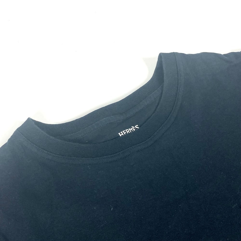 Hermes T-shirt Long Dress pakaian pakaian pakaian pakaian pakaian kapas wanita hitam