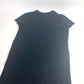 Hermes T-shirt Long Dress pakaian pakaian pakaian pakaian pakaian kapas wanita hitam