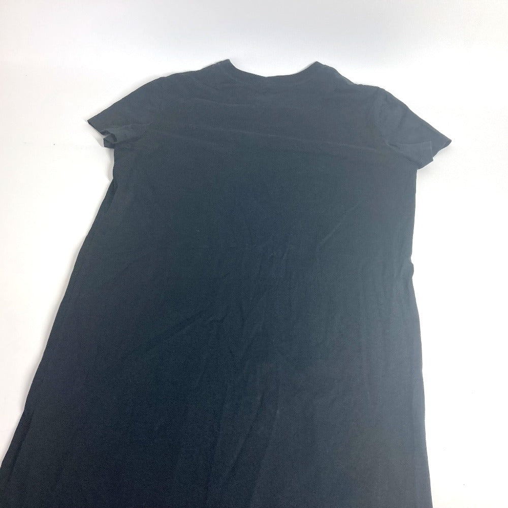 Hermes T-shirt Long Dress pakaian pakaian pakaian pakaian pakaian kapas wanita hitam