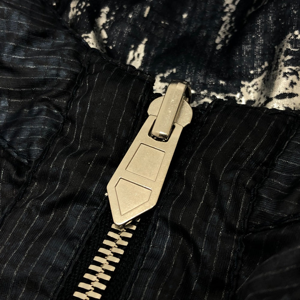 HERMES 2025年モデル ジップアップ フード ジャケット ジャケット ポリエステル メンズ ネイビー