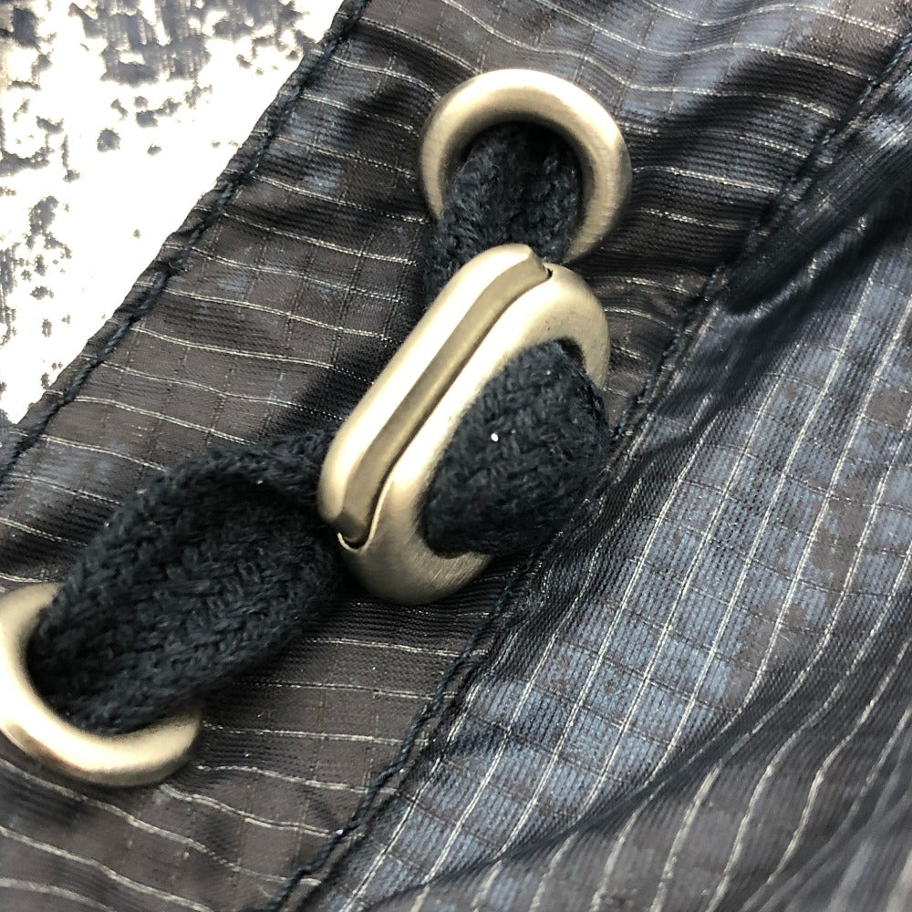 HERMES 2025年モデル ジップアップ フード ジャケット ジャケット ポリエステル メンズ ネイビー