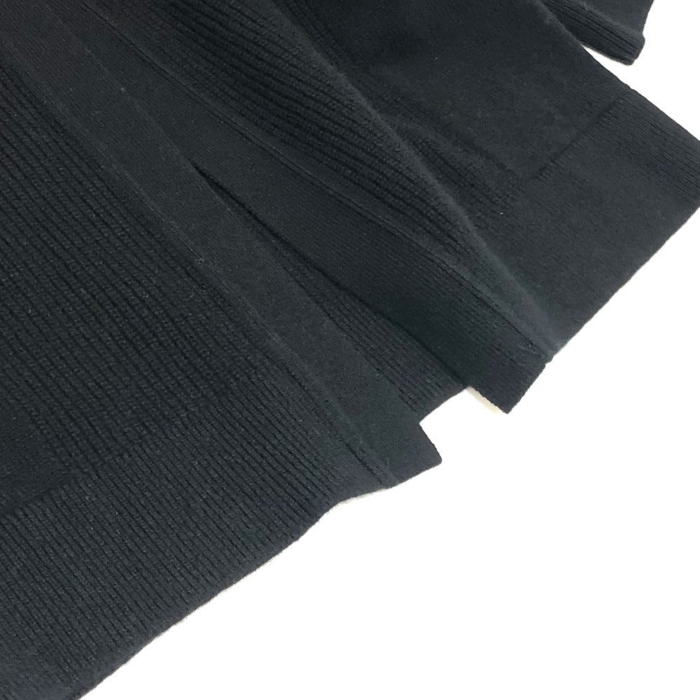 HERMES セリエボタン アパレル ニット ロングカーディガン 長袖 Vネック カーディガン カシミヤ レディース ブラック