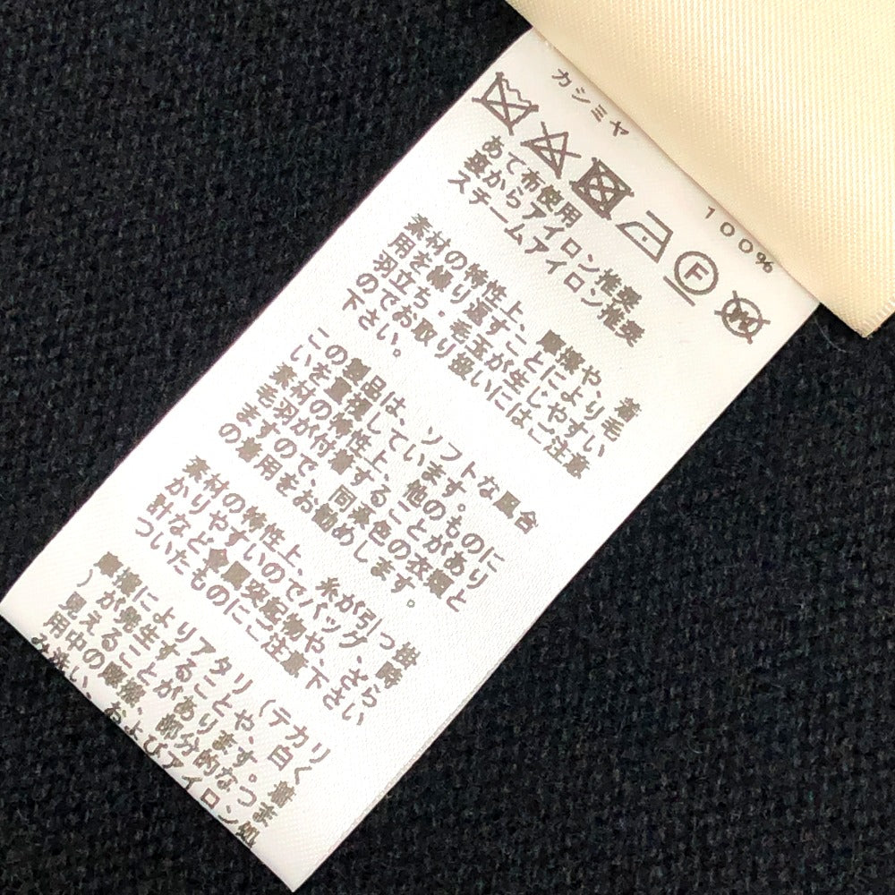 HERMES セリエボタン アパレル ニット ロングカーディガン 長袖 Vネック カーディガン カシミヤ レディース ブラック