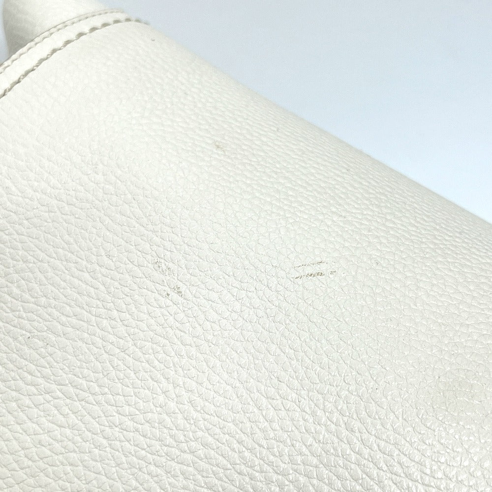 TOD’S ダブルT 2WAY カバン バッグ ショルダー 斜め掛け トートバッグ レザー レディース ホワイト