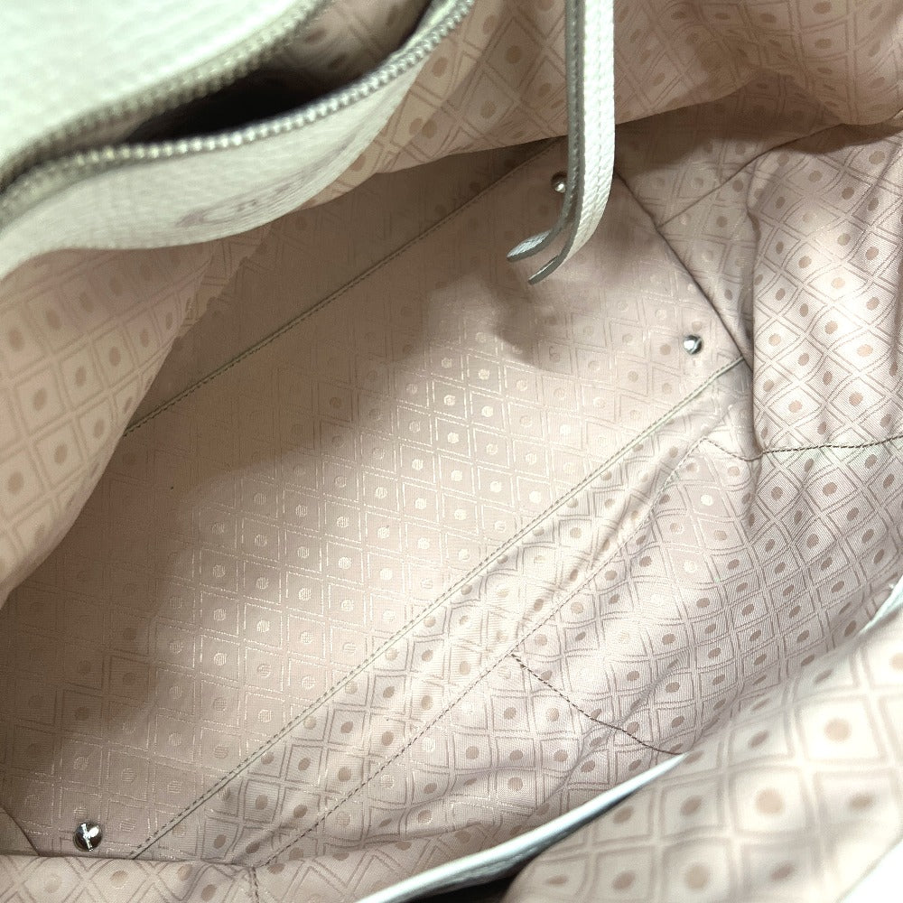 TOD’S ダブルT 2WAY カバン バッグ ショルダー 斜め掛け トートバッグ レザー レディース ホワイト