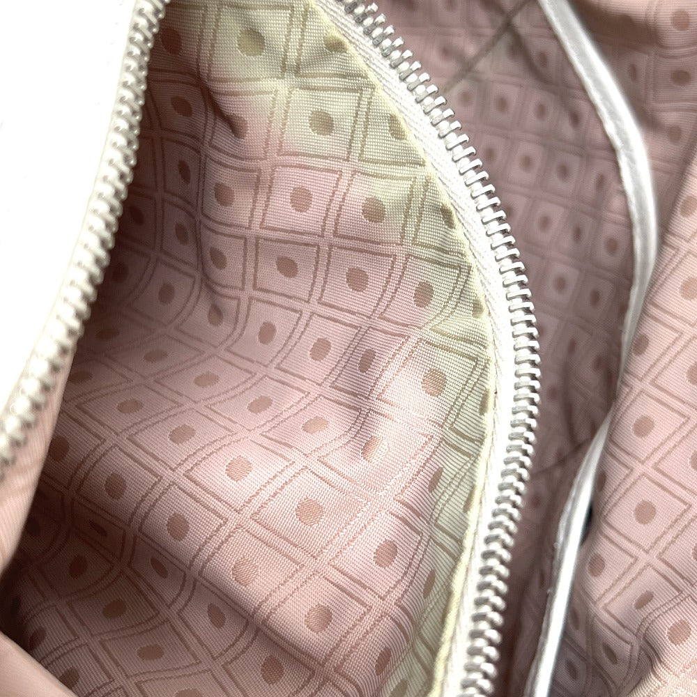 TOD’S ダブルT 2WAY カバン バッグ ショルダー 斜め掛け トートバッグ レザー レディース ホワイト