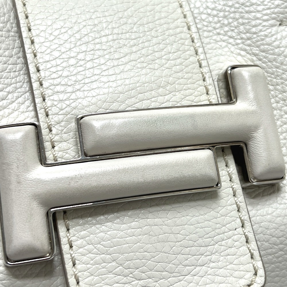 TOD’S ダブルT 2WAY カバン バッグ ショルダー 斜め掛け トートバッグ レザー レディース ホワイト