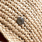 HERMES Newsboy Straw Cap, Straw Hat, Women's, Natural