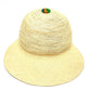 HERMES Newsboy Straw Cap, Straw Hat, Women's, Natural