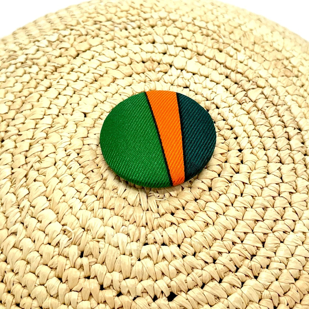 HERMES Newsboy Straw Cap, Straw Hat, Women's, Natural