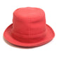 HERMES Panama Hat, Headwear, Fashion Accessory, Cotton, Unisex, Red