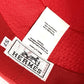 HERMES Panama Hat, Headwear, Fashion Accessory, Cotton, Unisex, Red