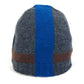 HERMES Apparel Tricolor Hat Beanie Knit Cap Cashmere Unisex Gray