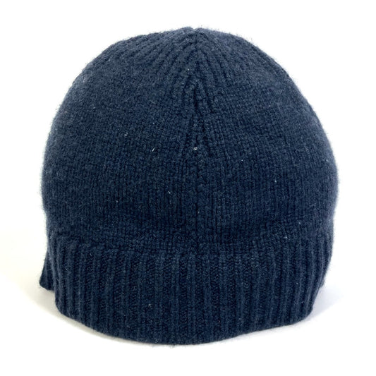 HERMES Men's Cashmere Knit Beanie in Black