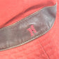 HERMES Bucket Hat with Embroidered H Logo, Wide Brim, Polyester, Women's, Red