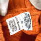 HERMES H Logo Beanie Hat Knit Cap Cashmere Women's Orange