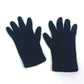 HERMES All-Over H Logo Cashmere Gloves, Men's, Black
