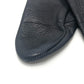 HERMES H button One-handed, left-handed, short leather glove, fashion accessory. Glove Leather Black Used