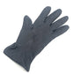 HERMES H button One-handed, left-handed, short leather glove, fashion accessory. Glove Leather Black Used