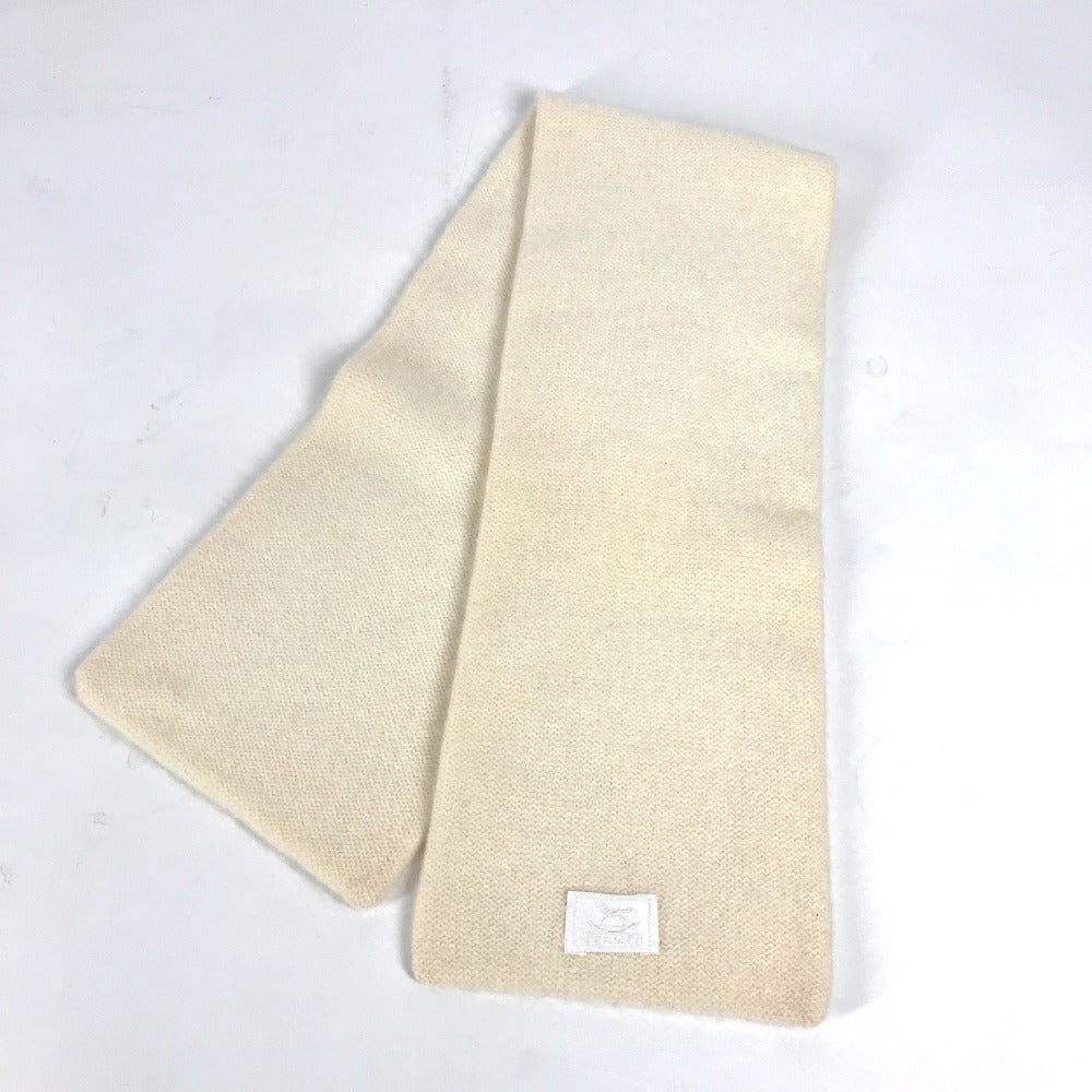 HERMES Baby Mitten &amp; Scarf Set, 100% Cashmere, Kids, White