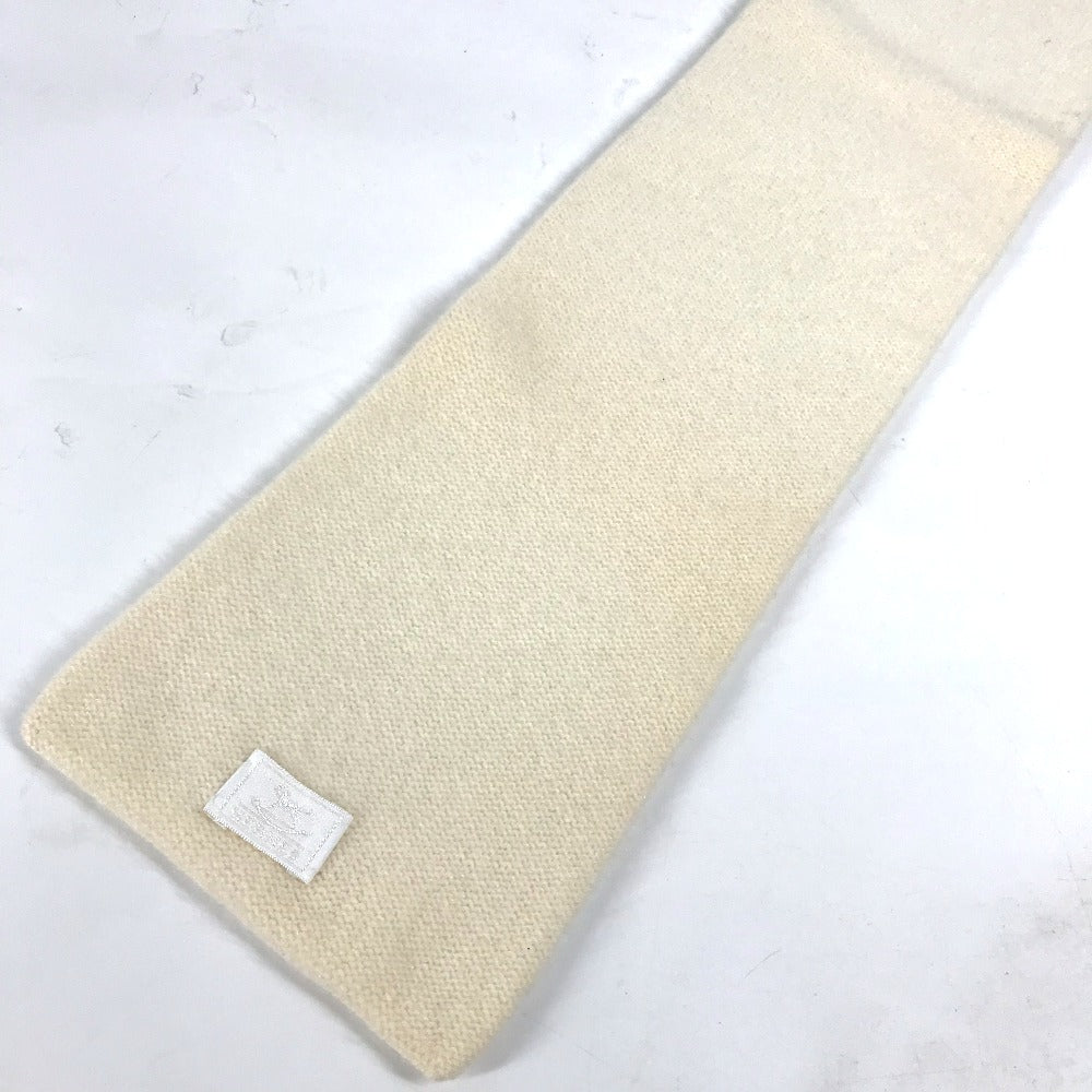 HERMES Baby Mitten &amp; Scarf Set, 100% Cashmere, Kids, White